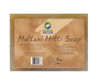 Organic Wellness Multani Soap, 100 gms
